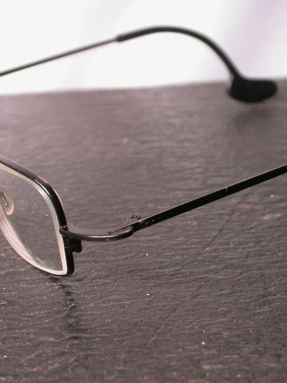 Theo Jet Black Modern Art Eyeglasses Spectacles Frames Made in Belgium